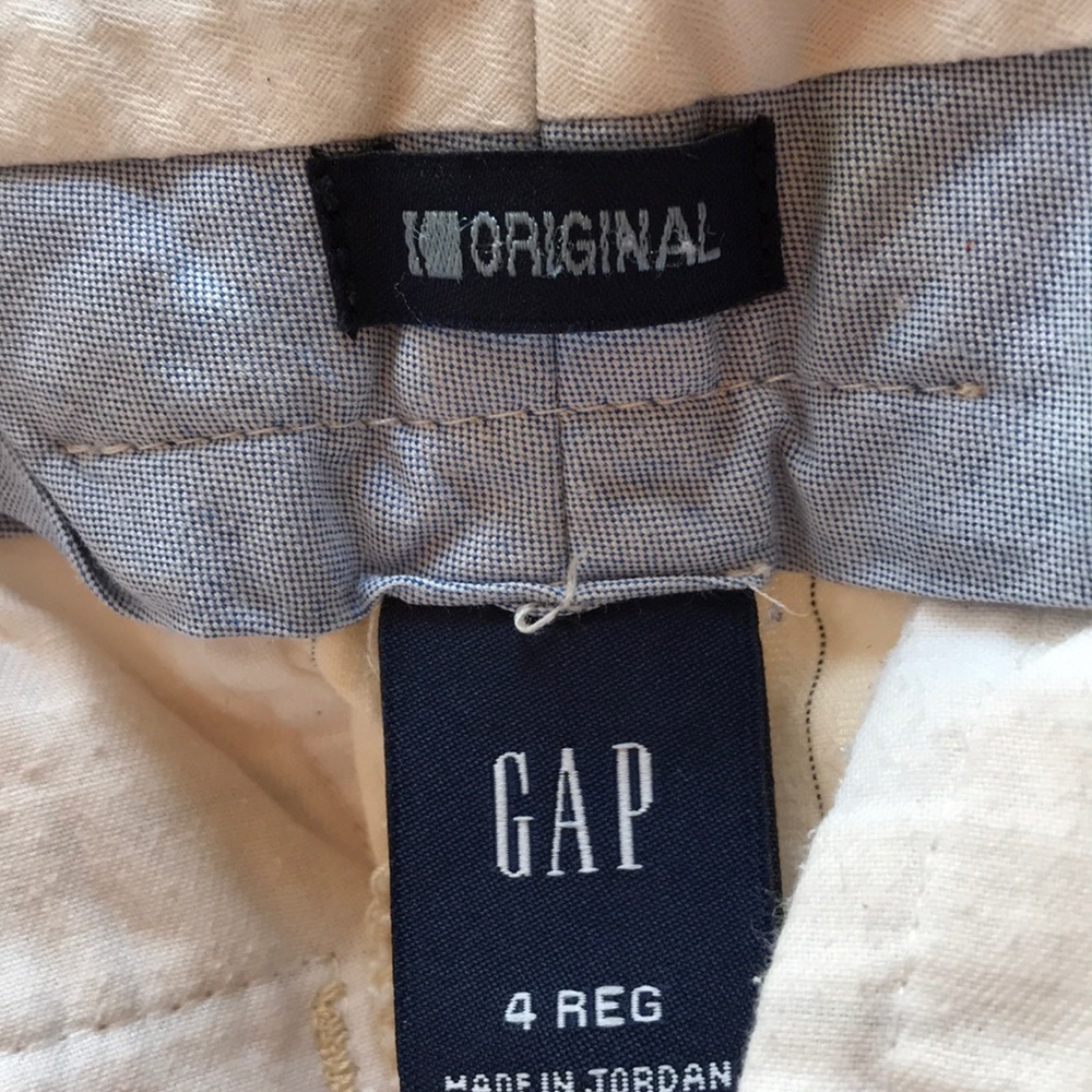 Gap striped pants white and blue - Picture 3 of 4